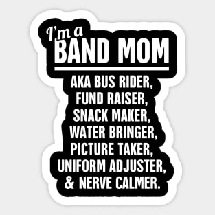 Funny Marching Band Mom Sticker